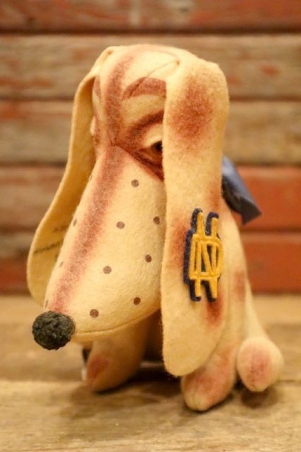 画像1: ct-240301-25 University of Notre Dame / Collegiate 1950's Mascot Doll "PEPPY"