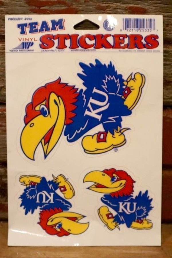 画像1: dp-240311-14 The University of Kansas / Jayhawks Stickers