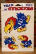 画像1: dp-240311-14 The University of Kansas / Jayhawks Stickers (1)