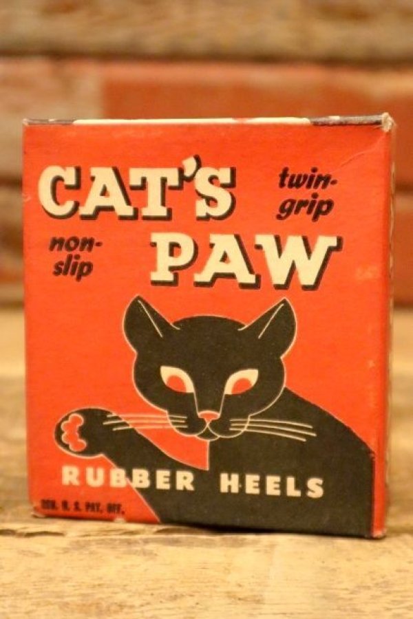 画像1: dp-230301-109 CAT'S PAW / 1950's RUBBER HEELS