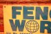 画像2: dp-240207-22 FENCE WORLD Metal Sign (2)