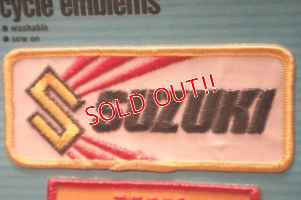 画像2: dp-240124-26 SUZUKI Cycle Emblems Patch