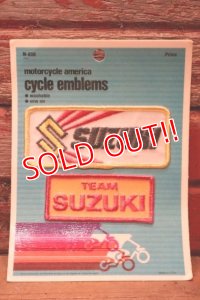 dp-240124-26 SUZUKI Cycle Emblems Patch