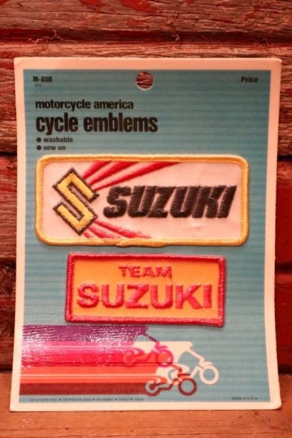 画像1: dp-240124-26 SUZUKI Cycle Emblems Patch