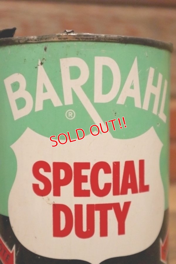 画像2: dp-240301-15 BARDAHL / SPECIAL DUTY One U.S. Quart Motor Oil Can