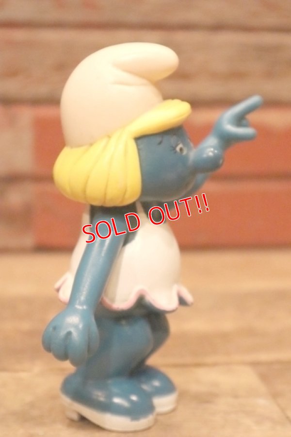 画像3: ct-240214-81 Smurfette / 1980's Hard Rubber Figure