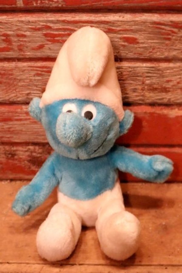 画像1: ct-220719-76 Smurf / 1980's Plush Doll