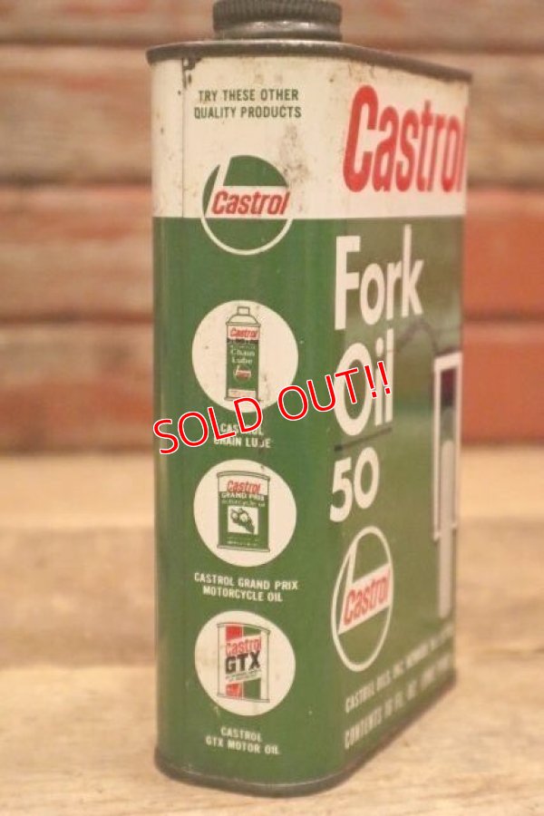 画像5: dp-240207-07 Castrol / 1960's Fork Oil 50 One Pint Can