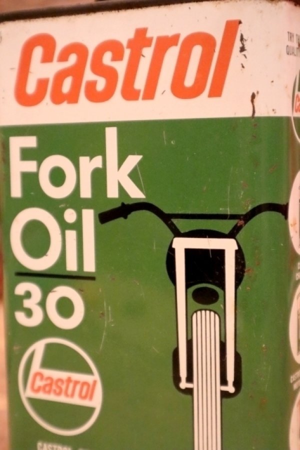 画像2: dp-240207-07 Castrol / 1960's Fork Oil 30 One Pint Can