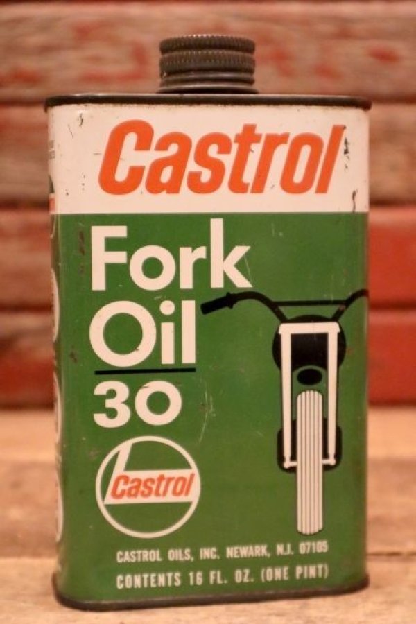 画像1: dp-240207-07 Castrol / 1960's Fork Oil 30 One Pint Can