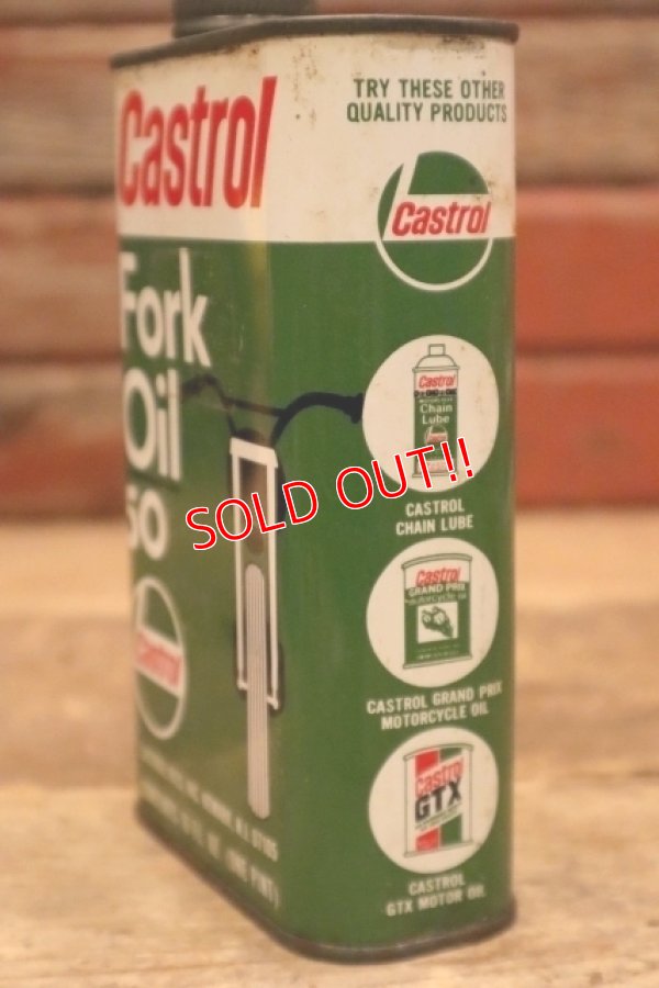 画像4: dp-240207-07 Castrol / 1960's Fork Oil 50 One Pint Can
