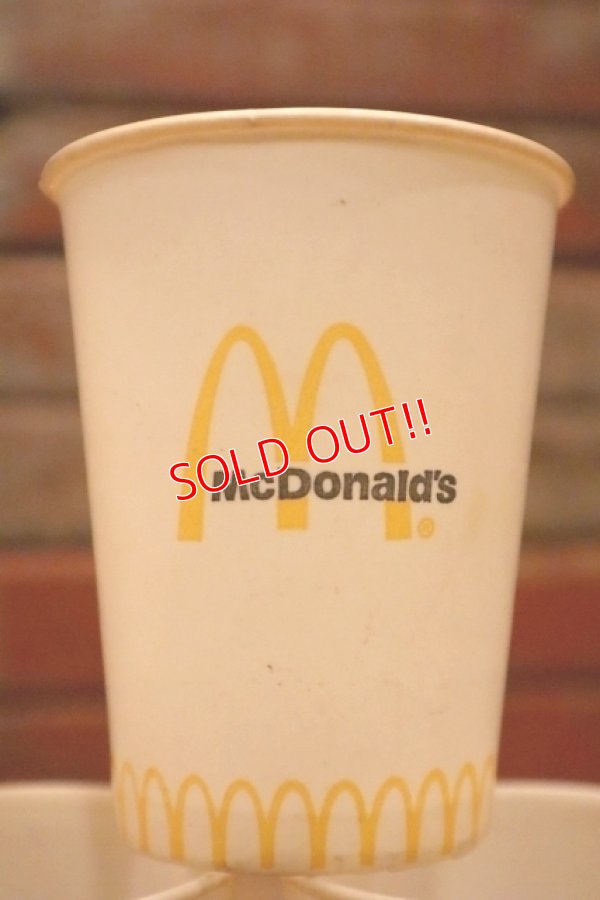 画像3: ct-150401-11 McDonald's / Ronald McDonald 1970's Wax Paper Cups (5個セット)