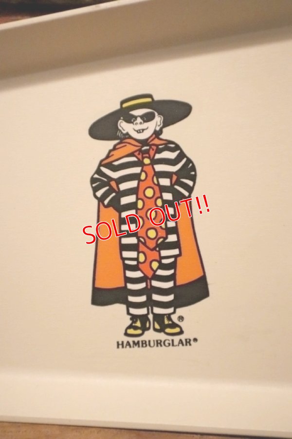 画像3: ct-240418-04 McDonald's / 1970's Plastic Food Tray "Hamburglar"