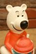 画像2: ct-240418-06 Icee Bear / 1970's Soft Vinyl Coin Bank (2)