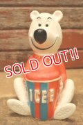 ct-240418-06 Icee Bear / 1970's Soft Vinyl Coin Bank