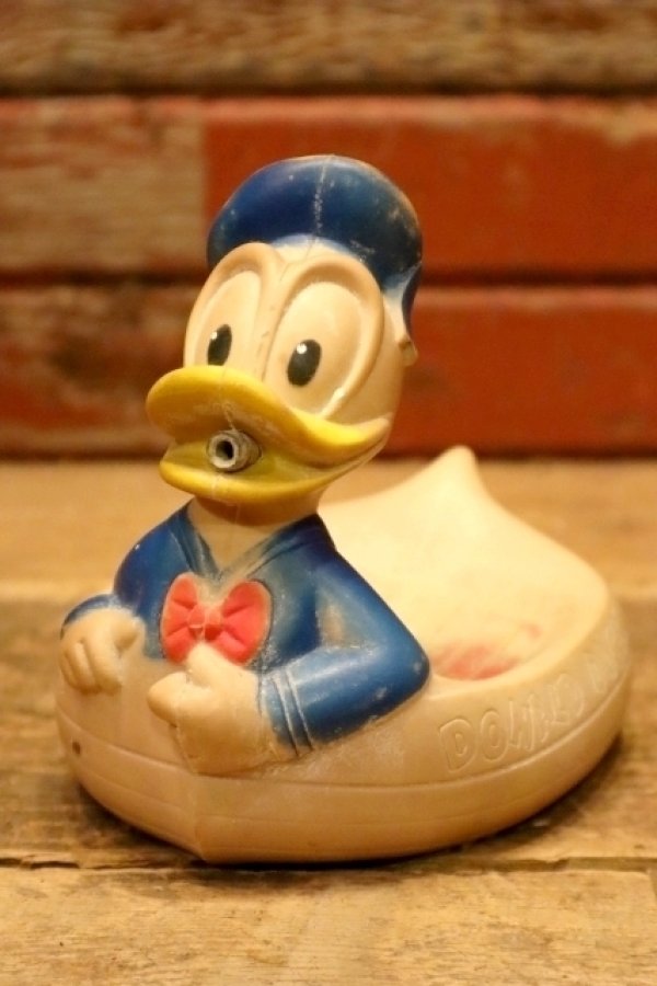 画像1: ct-240301-28 Donald Duck / Sun Rubber 1950's Floating Soap Dish