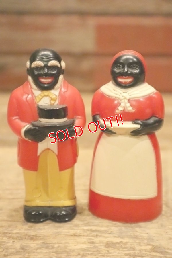 画像1: ct-240418-41 Aunt Jemima & Uncle Mose / 1950's Salt and Pepper Shakers