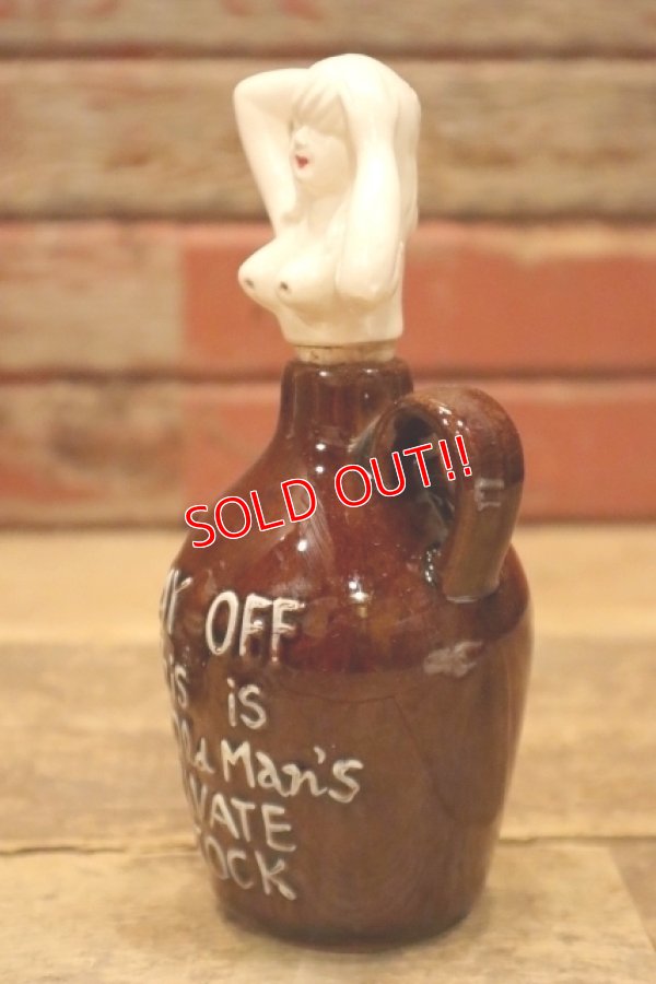 画像4: dp-240418-03 Pin-Up Girl / 1950's-1960's Decanter Bottle