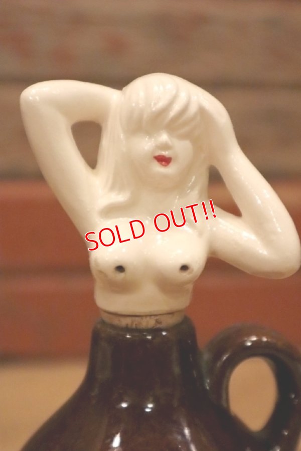 画像2: dp-240418-03 Pin-Up Girl / 1950's-1960's Decanter Bottle