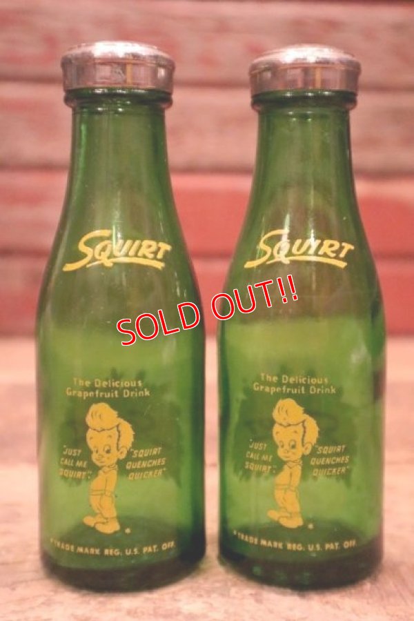 画像4: dp-240418-04 SQUIRT / 1950's Salt and Pepper Shaker Bottles