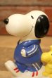 画像2: ct-240321-06 Snoopy & Woodstock / Determined 1980's Coin Bank (2)