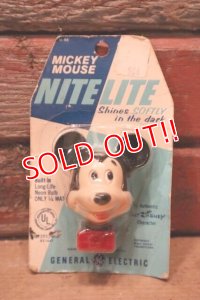 ct-240418-36 Mickey Mouse / GENERAL ELECTRIC 1950s-1960's NITE LIGHT