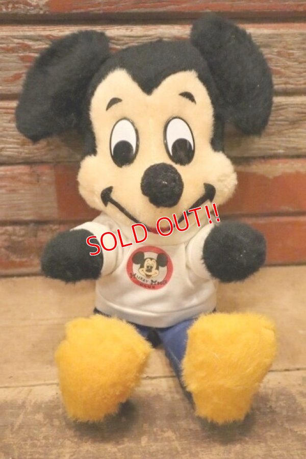 画像1: ct-240418-33 Mickey Mouse / 1970's Mickey Mouse Club Plush Doll