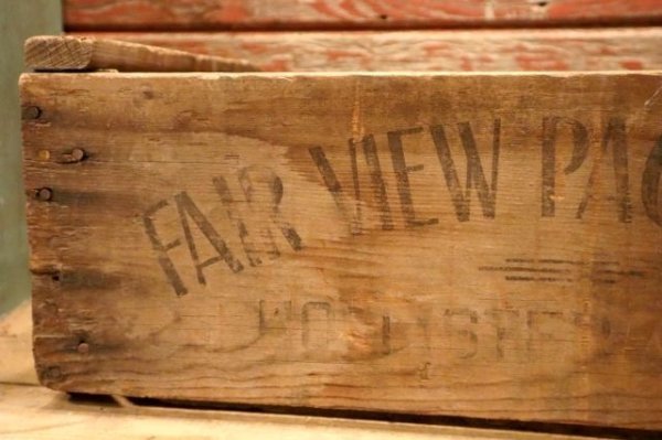 画像5: dp-211210-24 FAIR VIEW PACKING CO. / Vintage Wood Box