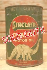dp-240418-11 Sinclair / 1930's-1940's OPALINE MOTOR OIL One U.S. Quart Can