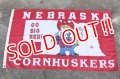 dp-230518-15 University of Nebraska / 1990's NEBRASKA CORNHUSKERS Nylon Flag