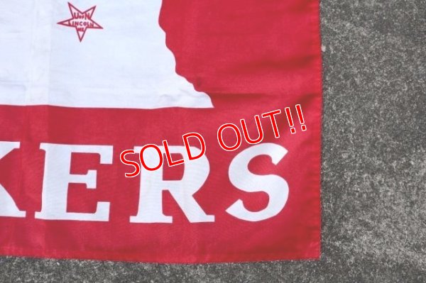 画像10: dp-230518-15 University of Nebraska / 1990's NEBRASKA CORNHUSKERS Nylon Flag