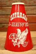 dp-240418-24 JEFFERSON J-HAWKS Vintage Plastic Megaphone