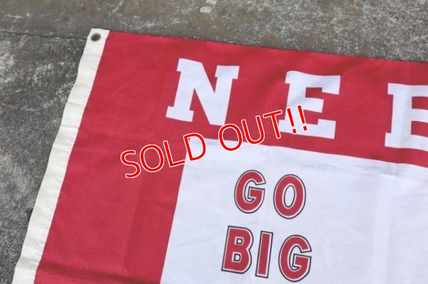 画像3: dp-230518-15 University of Nebraska / 1990's NEBRASKA CORNHUSKERS Nylon Flag