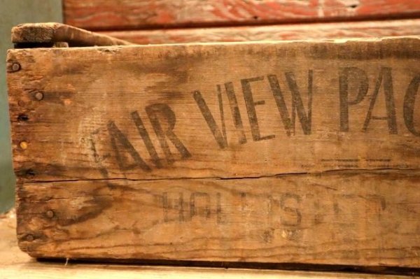 画像2: dp-211210-24 FAIR VIEW PACKING CO. / Vintage Wood Box