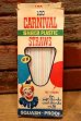 画像1: dp-240418-05 NATIONAL SODA STRAW CO., / 1968 CARNIVAL Supra PLASTIC STRAWS (1)