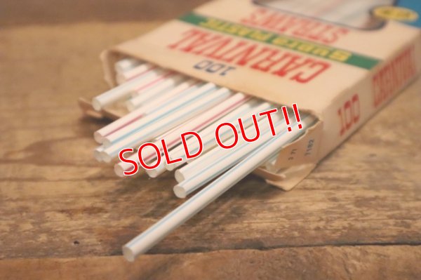 画像6: dp-240418-05 NATIONAL SODA STRAW CO., / 1968 CARNIVAL Supra PLASTIC STRAWS