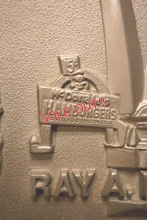 画像6: dp-240418-01 McDonald's RAY A. KROC / Store Display Metal Sign