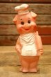 画像1: ct-240418-08 DREAMLAND 1962 Chef Pig Squeaky Doll (1)