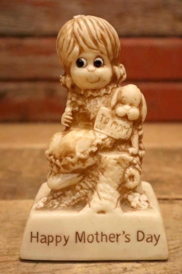 画像1: ct-220901-15 RUSS BERRIE 1970's Message Doll "Happy Mother's Day"