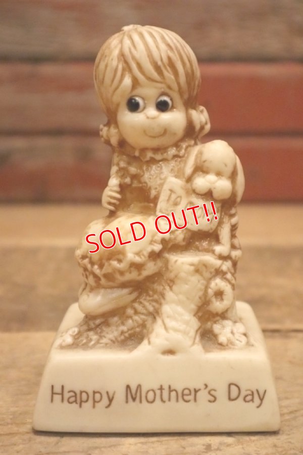 画像1: ct-220901-15 RUSS BERRIE 1970's Message Doll "Happy Mother's Day"