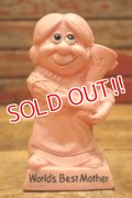 ct-220901-15 R & W BERRIES 1970's Message Doll "World's Best Mother"