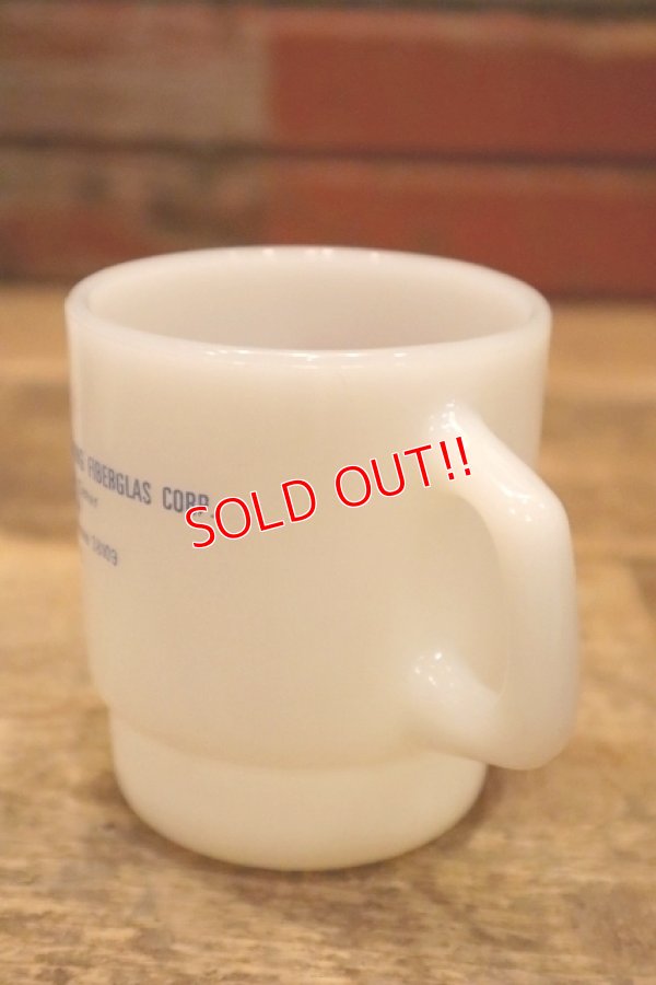 画像5: kt-220301-11 OWENS CORNING FIBERGLAS / Fire-King 1960's-1970's Mug