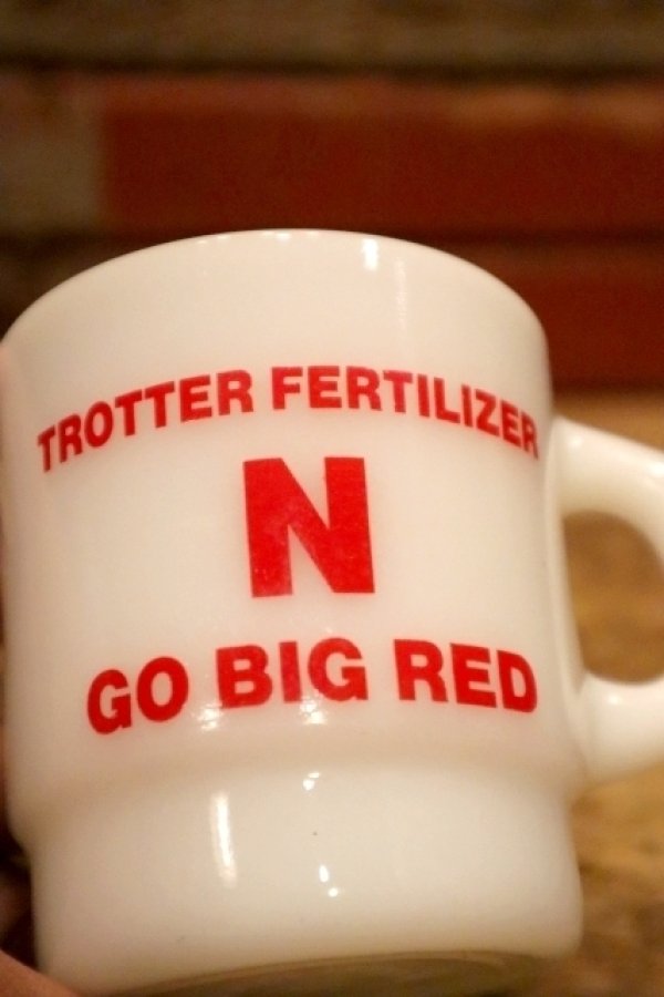 画像2: kt-220301-14 TROTTER FERTILIZE N GO BIG RED / Anchor Hocking 1980's Mug
