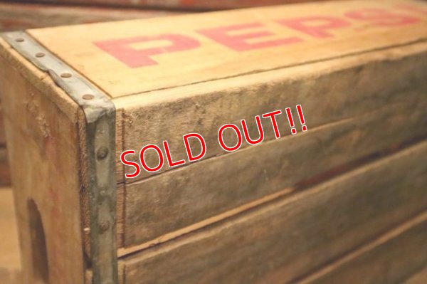 画像10: nt-240505-03 PEPSI / Vintage Wood Box