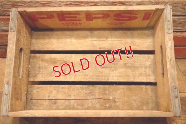 画像8: nt-240505-03 PEPSI / Vintage Wood Box