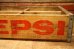 画像2: nt-240505-04 PEPSI / Vintage Wood Box (2)