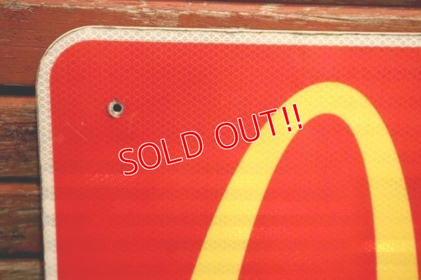 画像3: dp-240508-03 McDonald's / 24 HOURS Road Side Sign