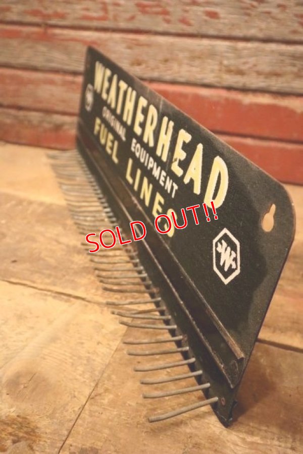 画像8: dp-240508-87 WEATHERHEAD FUEL LINES / 1950's Metal Hook Display