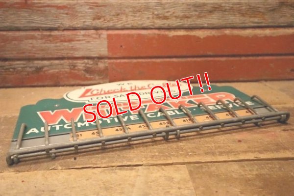 画像8: dp-240508-86 WHITAKER AUTOMOTIVE CABLE SETVICE / 1950's-1960's Metal Hook Display