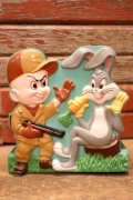ct-240301-19 Bugs Bunny & Elmer Fudd / JANEX CORP. 1970's Talking Coin Bank
